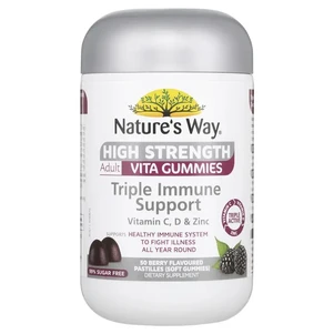 (PRE ORDER) Nature's Way Adult Vita Gummies High Strength Triple Immune 50 Pastilles shelf life 2yrs
